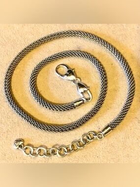 🆕 Brighton Beverly Glam Necklace Holds charms, beads, stoppers Silver Retired